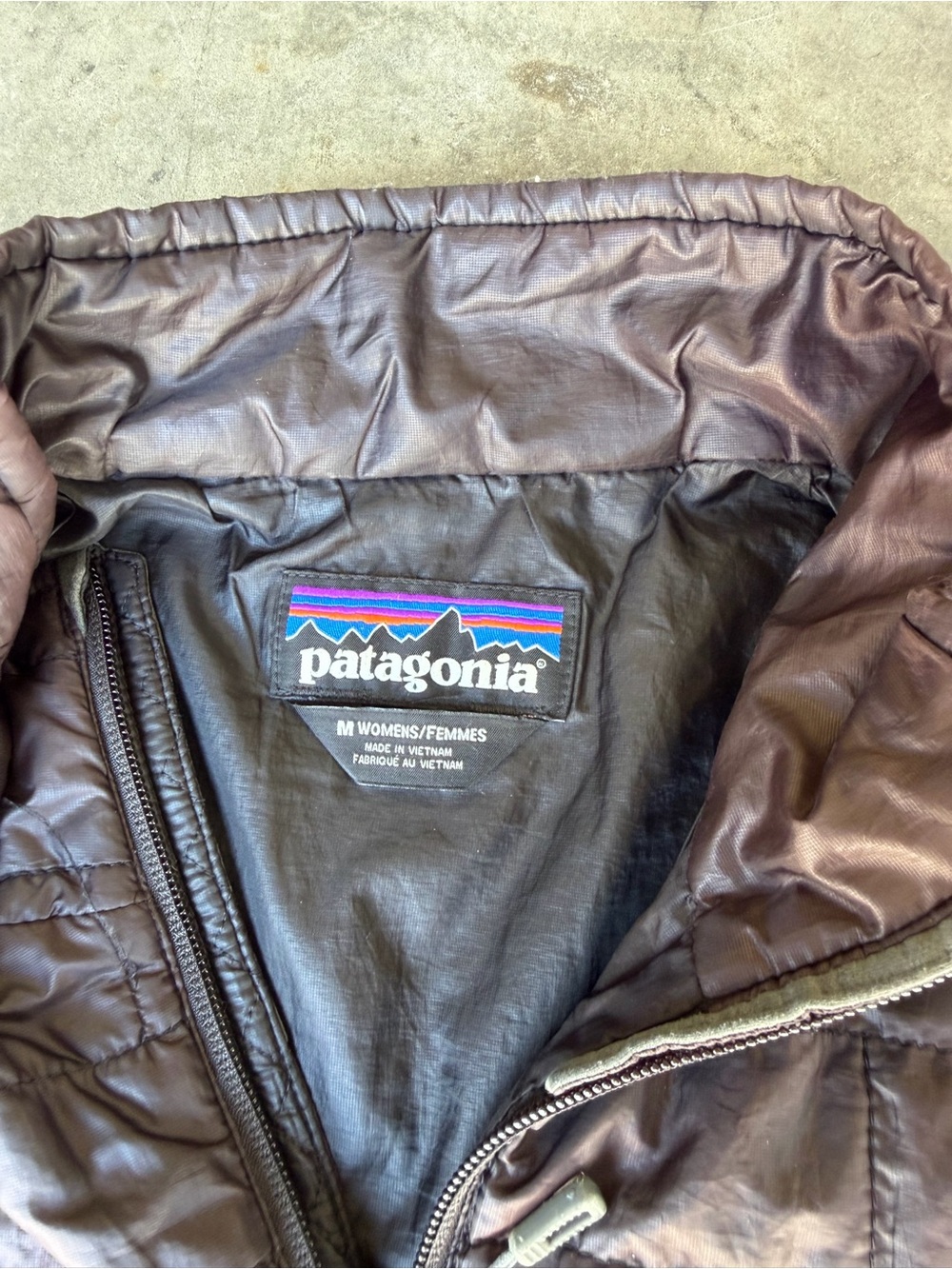 Patagonia Nano Puffer Jacket Full zip Insulated Black Women Size M - Picture 4 of 5